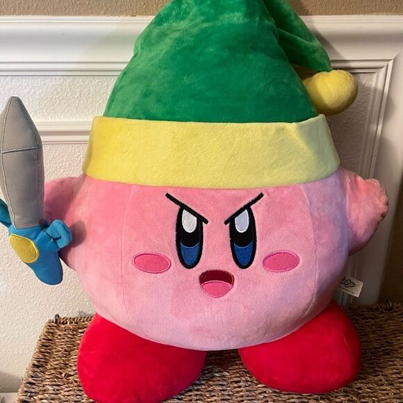 Nintendo Sword KIRBY HUGE Plush 18 Inch - Picture 14 of 14